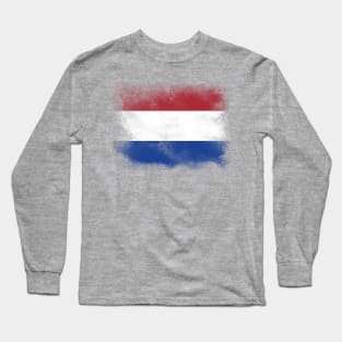 Holland flag isolated Long Sleeve T-Shirt